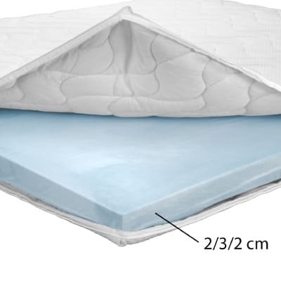 Hasena Glamour Top mit Visco und HR Schaum für ein sanftes Liegegefühl
