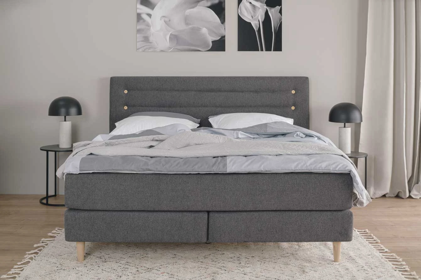 Boxspringbett basics Button