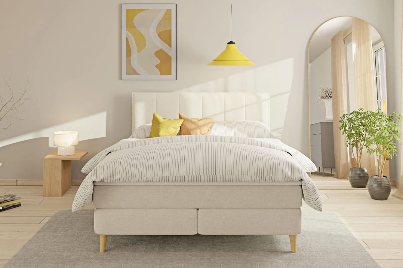 Boxspringbett basics Stripes